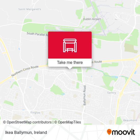 Ikea Ballymun map