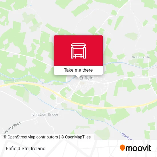 Enfield Stn map