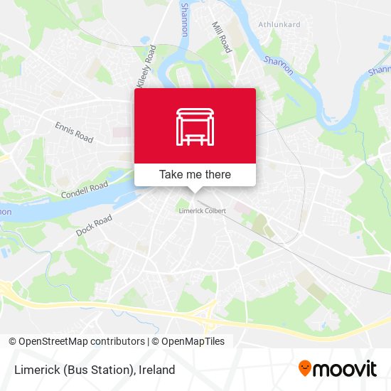 Limerick (Bus Station) map