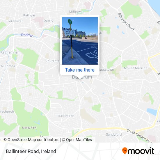 Ballinteer Road map