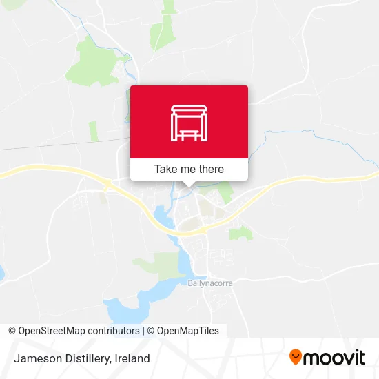 Jameson Distillery map