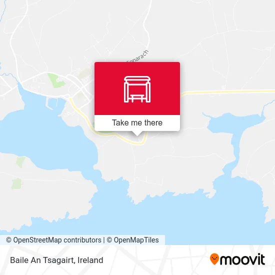 Baile An Tsagairt map