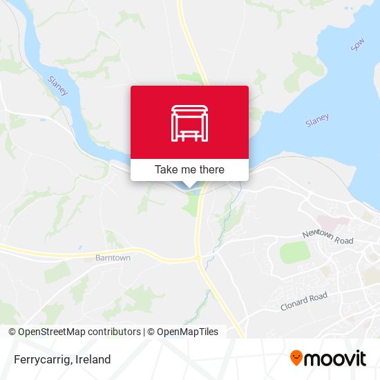 Ferrycarrig map