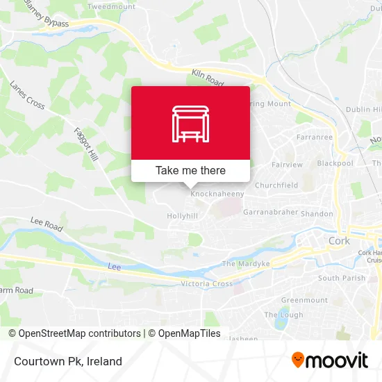 Courtown Pk map