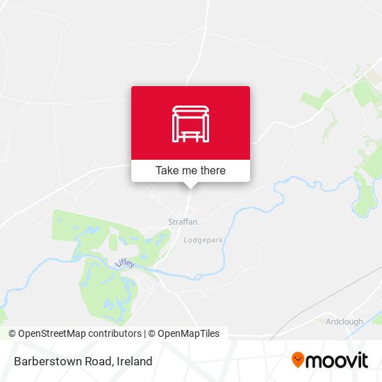 Barberstown Road map