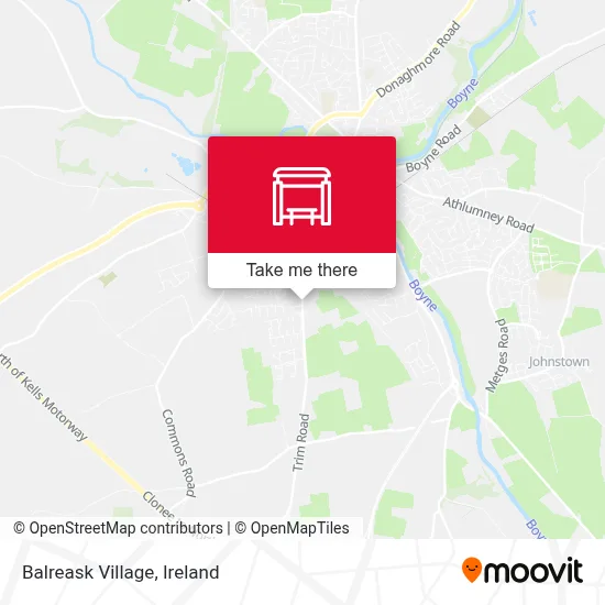 Balreask Village map