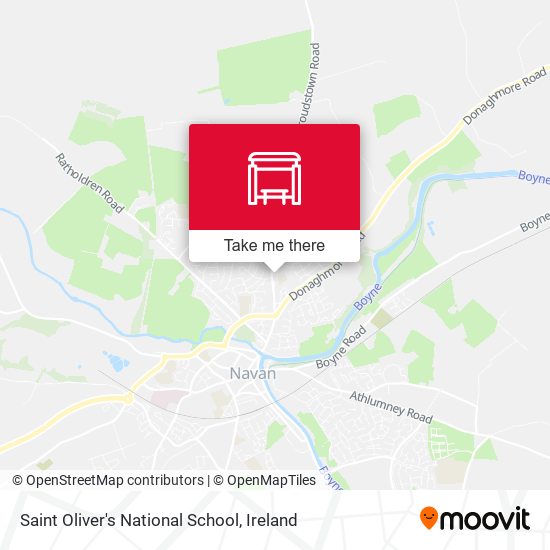 Saint Oliver's National School map