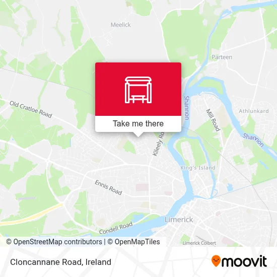 Cloncannane Road map