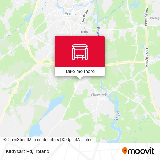 Kildysart Rd map