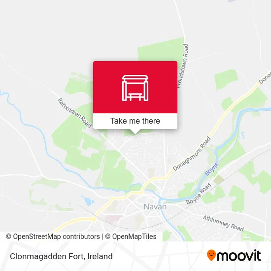 Clonmagadden Fort map