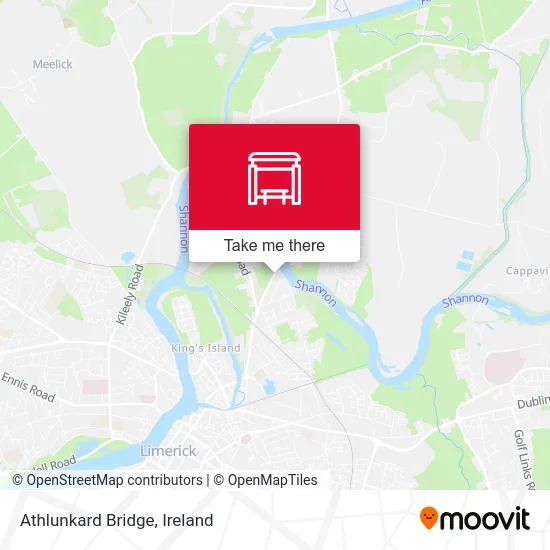 Athlunkard Bridge map