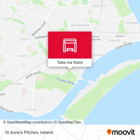 St Anne's Pitches map