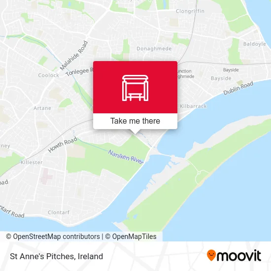 St Anne's Pitches map