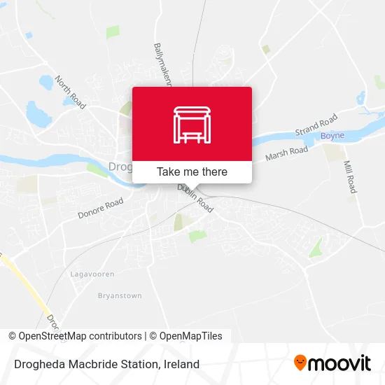 Drogheda Macbride Station map