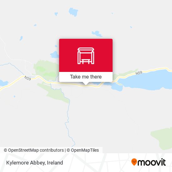 Kylemore Abbey map