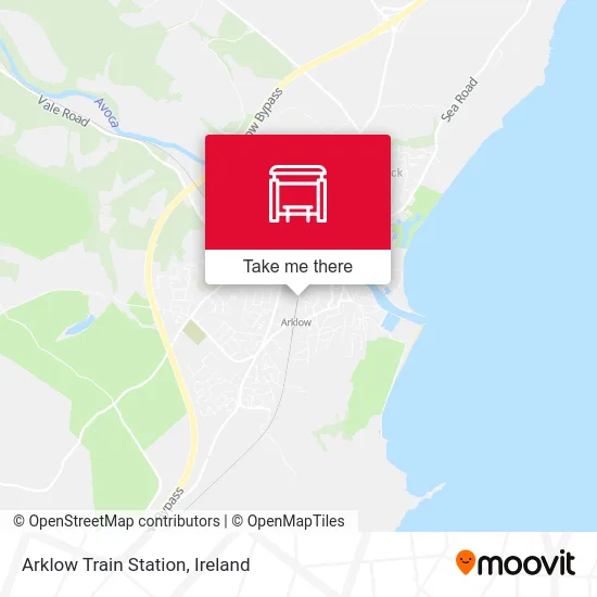 Arklow Train Station map