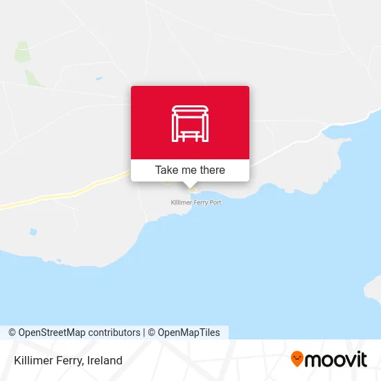 Killimer Ferry map