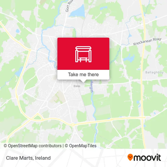 Clare Marts map