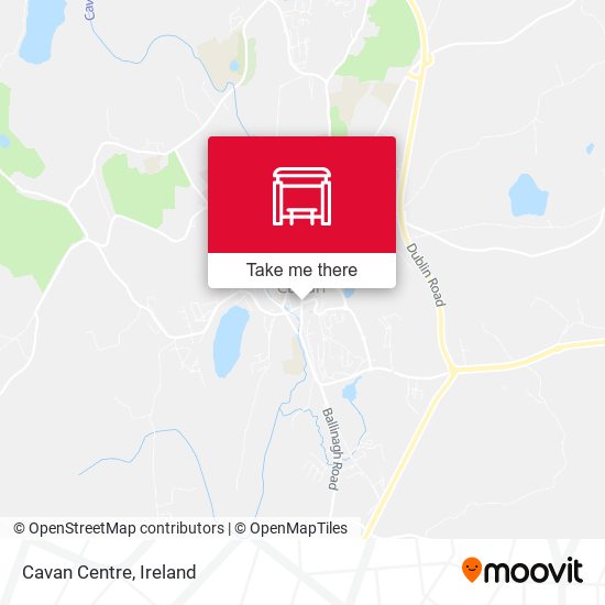 Cavan Centre map