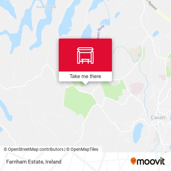 Farnham Estate map