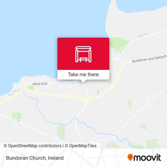 Bundoran Church map