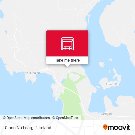 Cionn Na Leargaí map