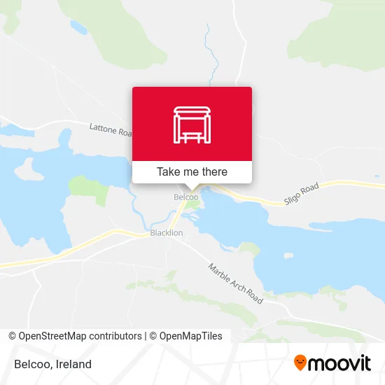 Belcoo map
