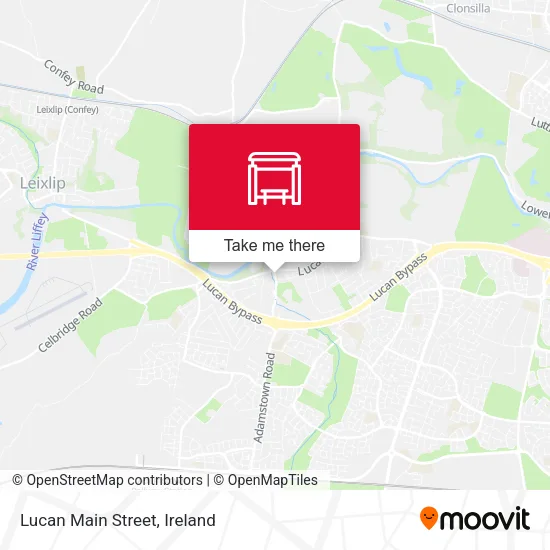 Lucan Main Street map