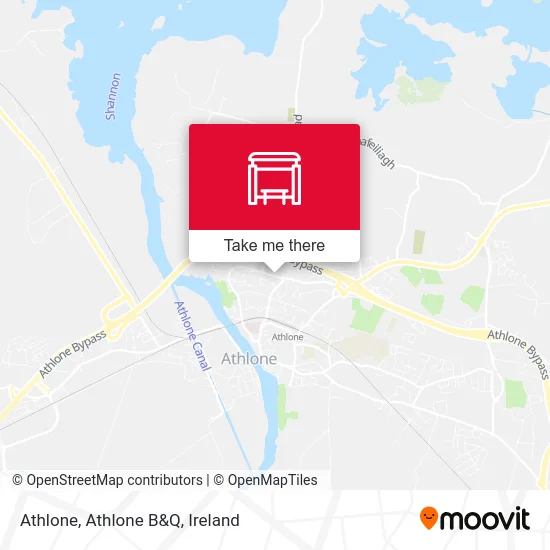 Athlone, Athlone B&Q map