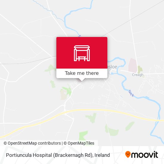 Portiuncula Hospital (Brackernagh Rd) map