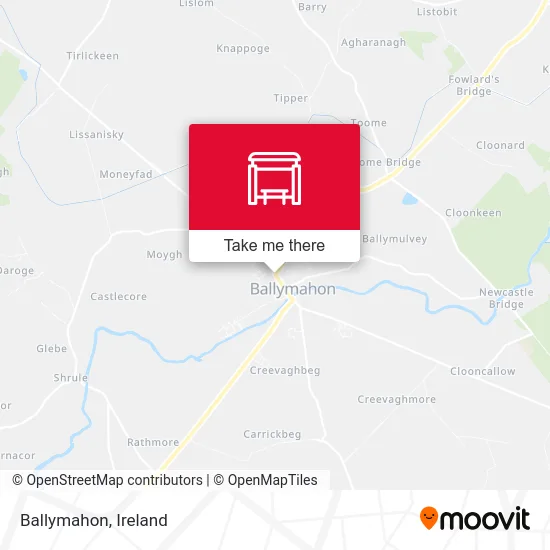 Ballymahon map