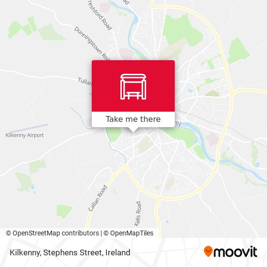Kilkenny, Stephens Street map