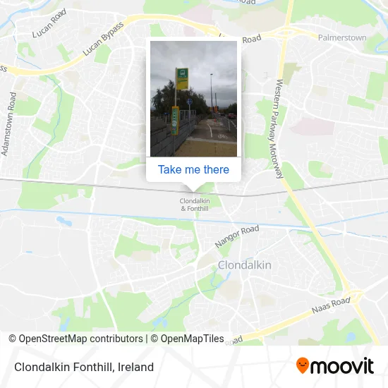 Clondalkin Fonthill map