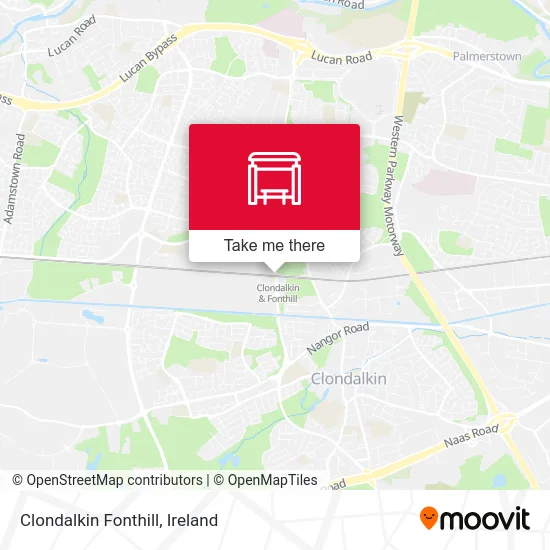 Clondalkin Fonthill map