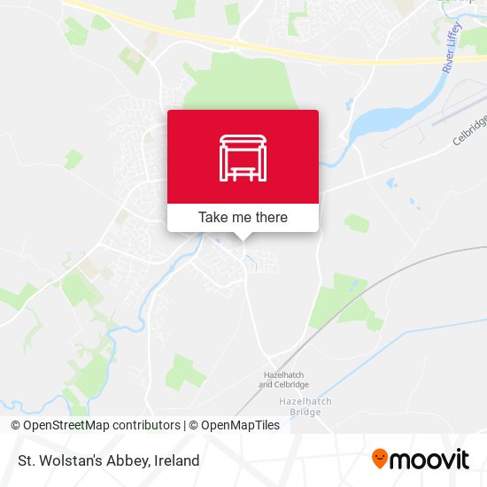 St. Wolstan's Abbey map