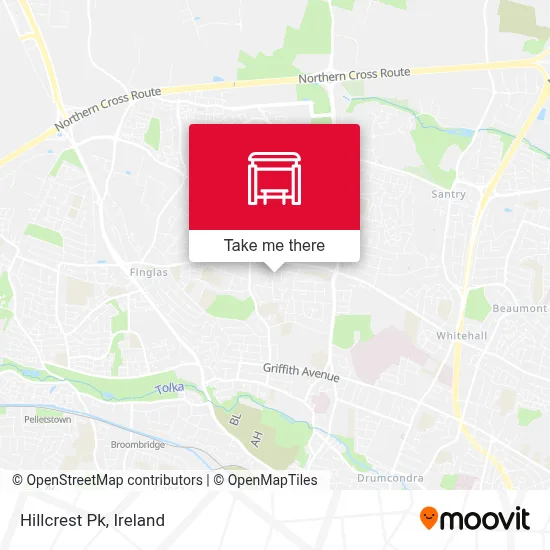 Hillcrest Pk map