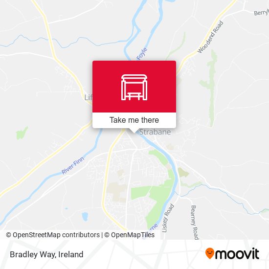 Bradley Way map