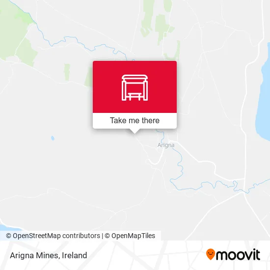 Arigna Mines map
