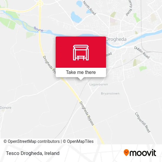 Tesco Drogheda map