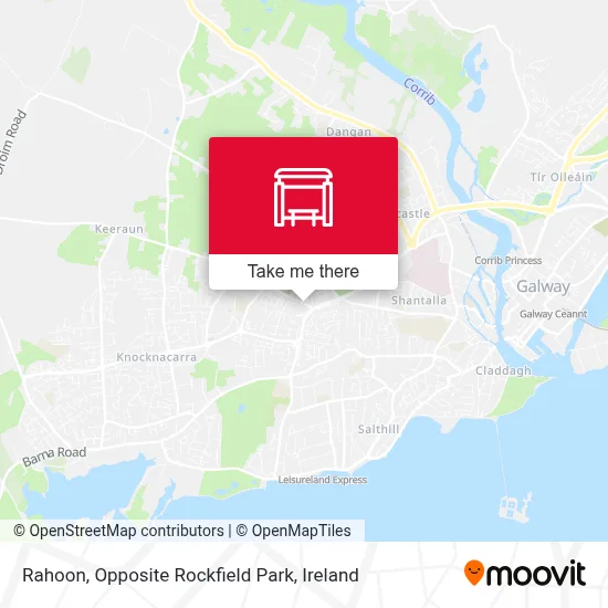 Rahoon, Opposite Rockfield Park map