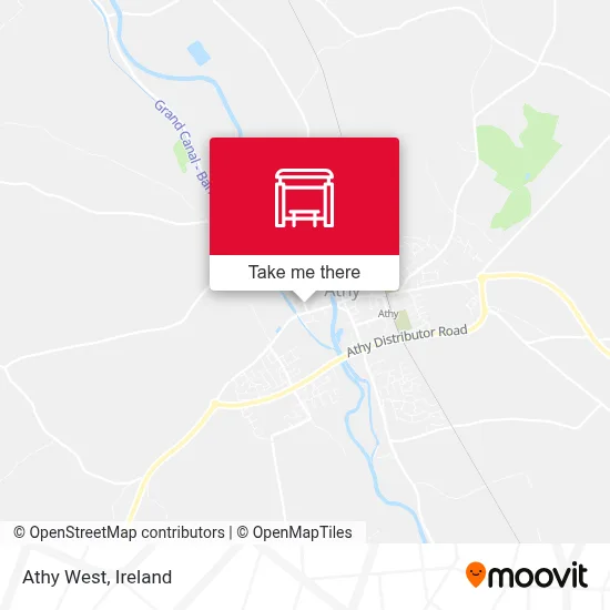 Athy West map