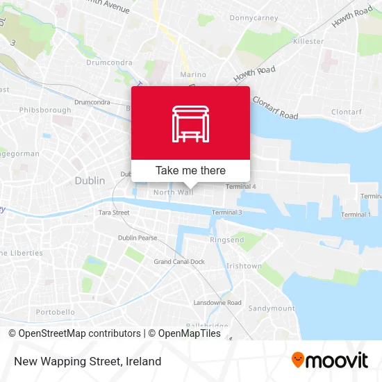 New Wapping Street map