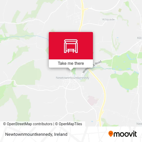 Newtownmountkennedy map