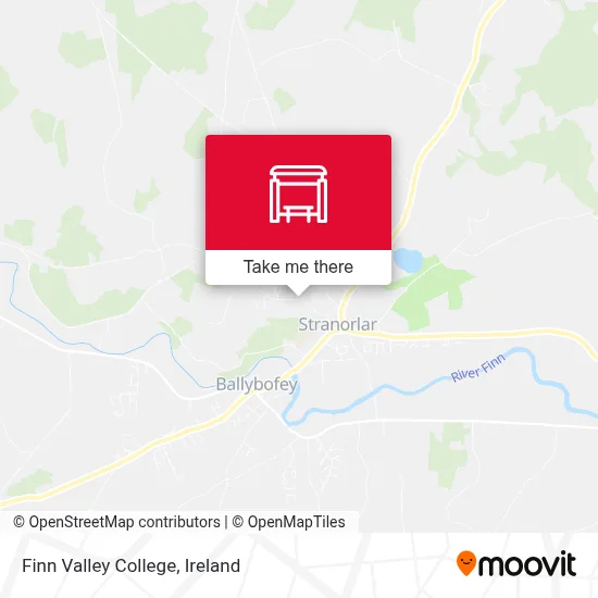 Finn Valley College map