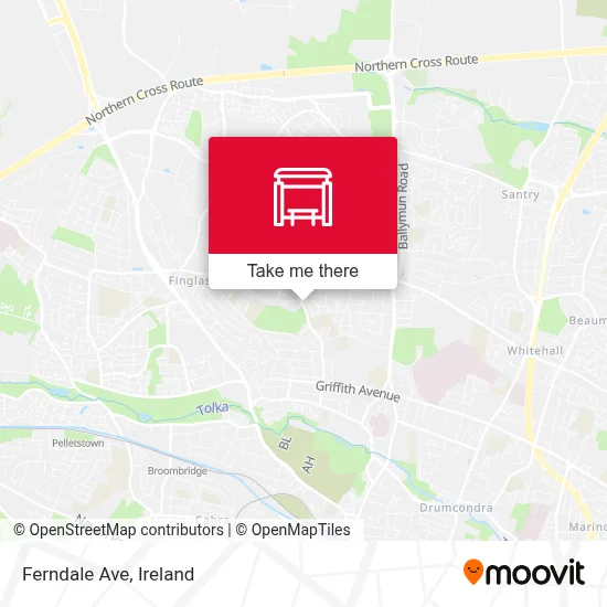 Ferndale Ave map