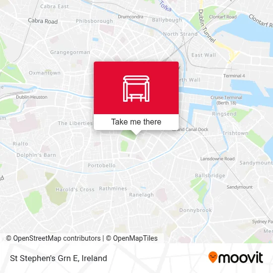St Stephen's Grn E map