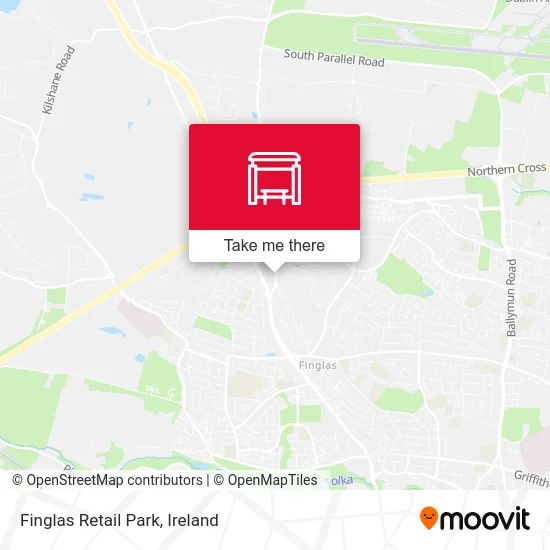 Finglas Retail Park map