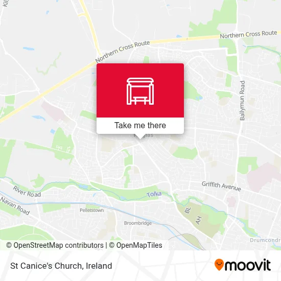 St Canice's Church map