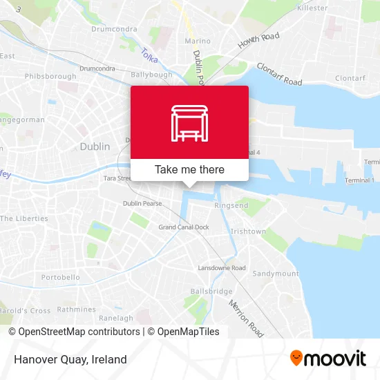 Hanover Quay map
