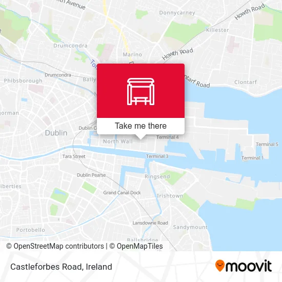 Castleforbes Road map